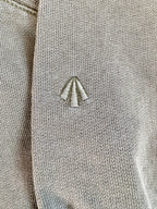 Nigel Cabourn Green Embroidered Arrow Zip Hoodie Jacket - House Of Huntington