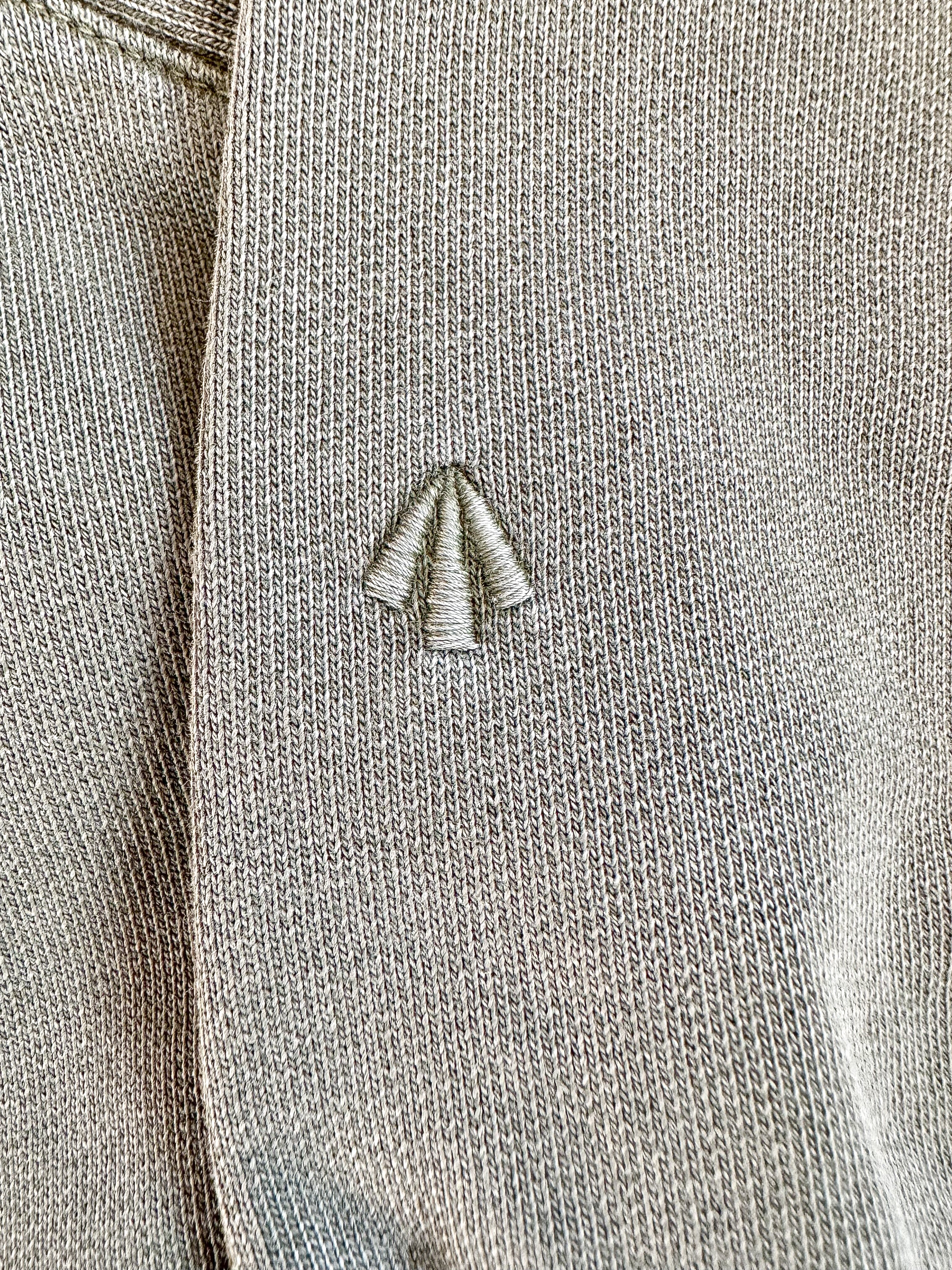 Nigel Cabourn Green Embroidered Arrow Zip Hoodie Jacket - House Of Huntington