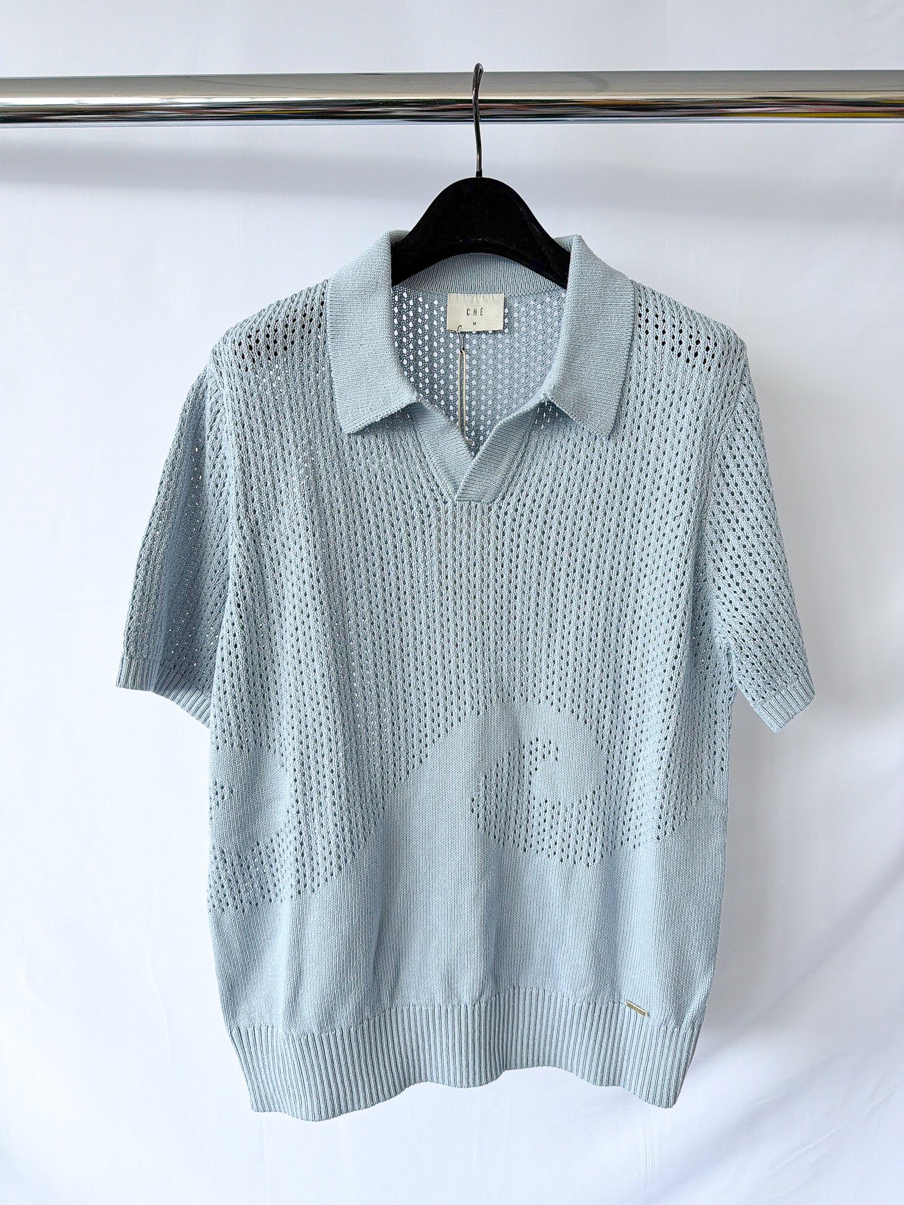 Che Ondas Short-Sleeves Cotton-Knit Polo Shirt