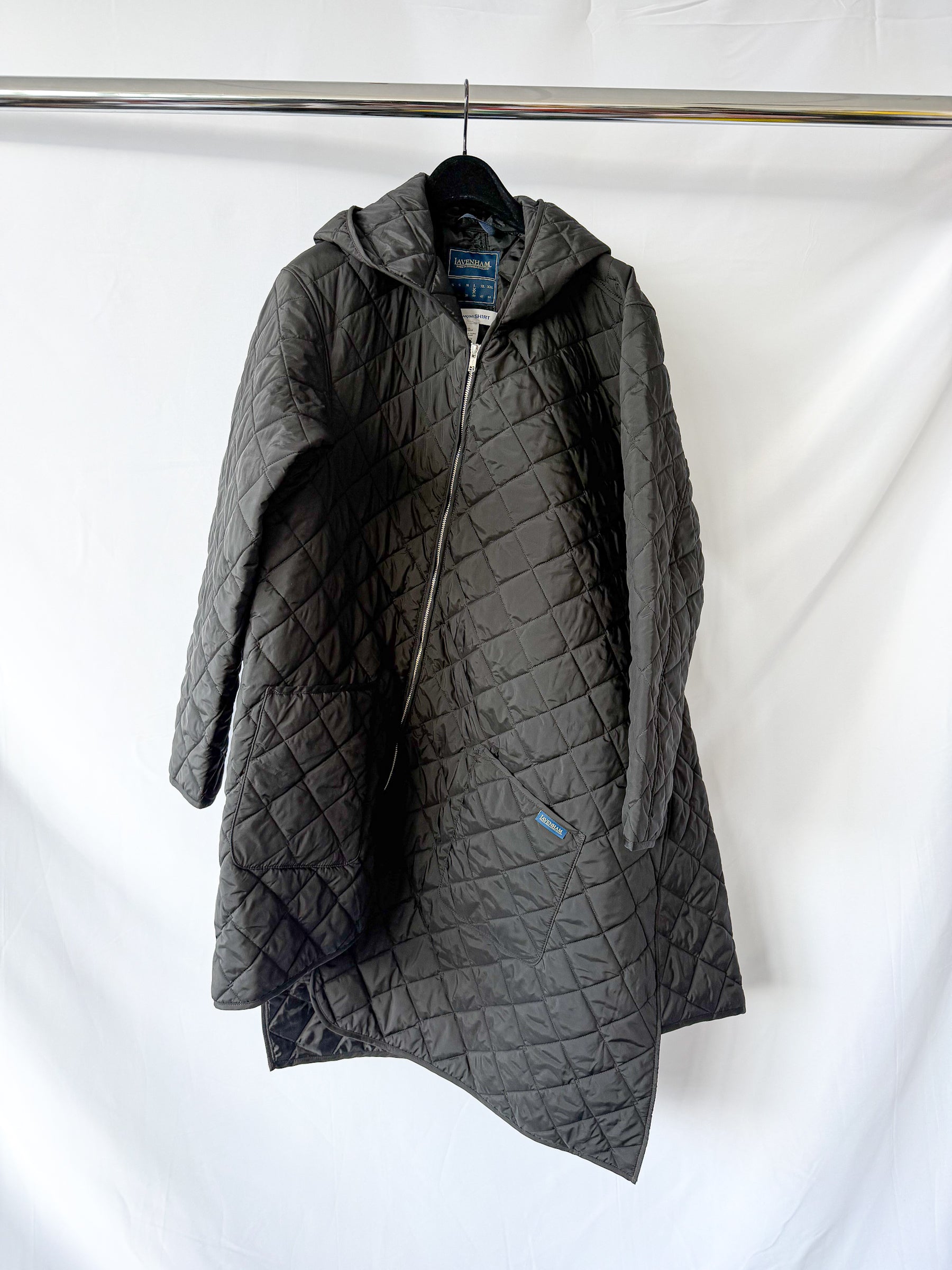 Comme Des Garcon Lavenham Quilted Jacket Black