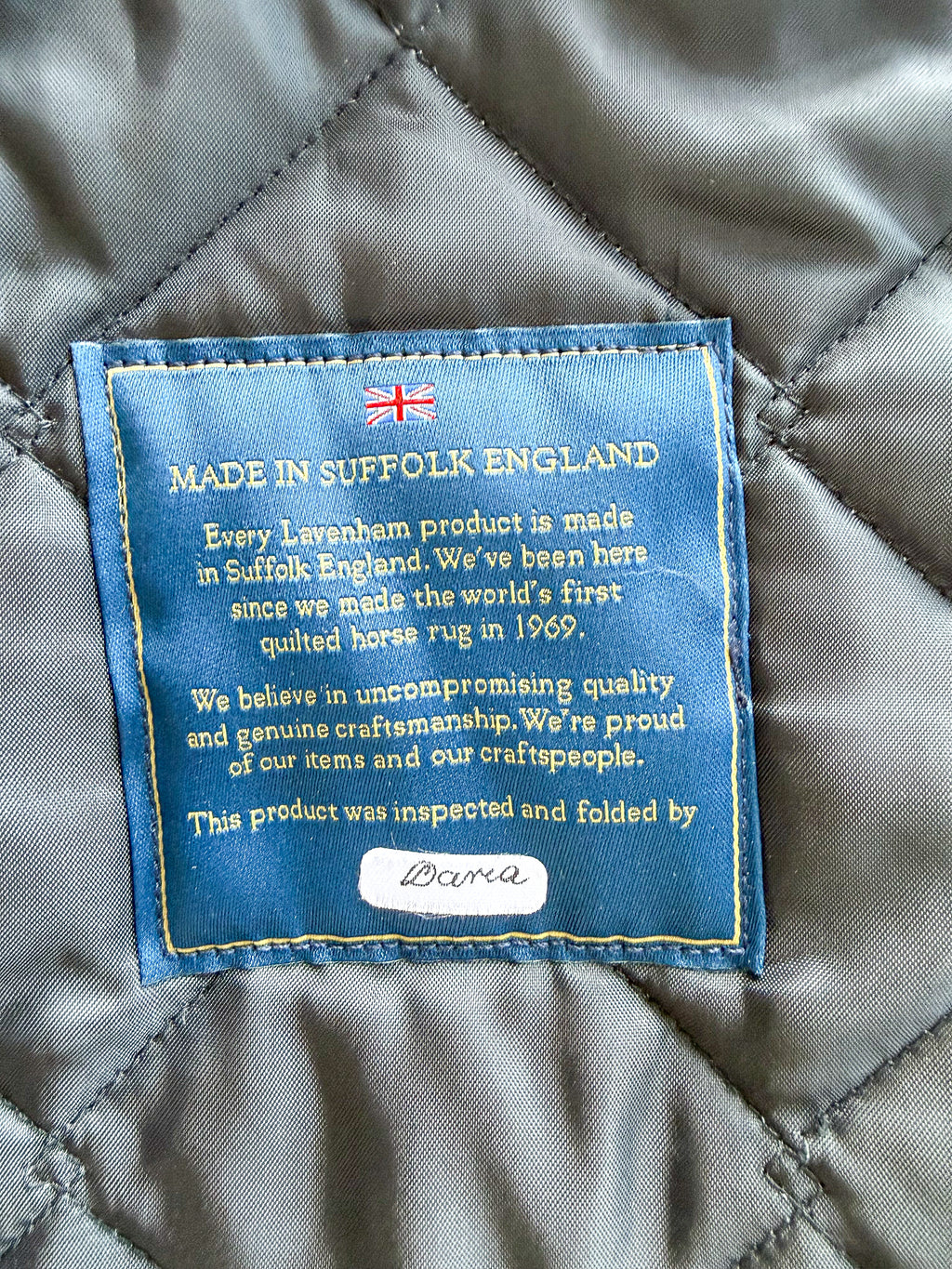 Comme Des Garcon Lavenham Quilted Jacket Black