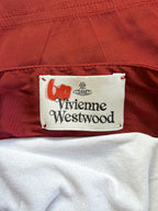 Vivienne Westwood Men's ORB Logo Swim Shorts Burgundy