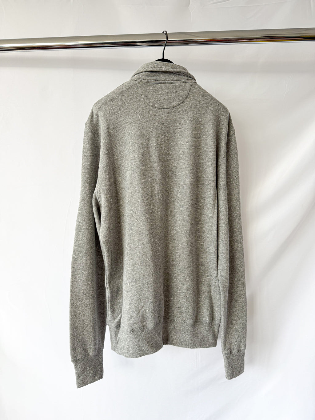 Tom Ford Grey Half Button Pull Over Sweatshirt