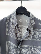 Dior Silk Bandana Paisley Shirt In Navy