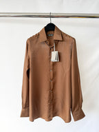 Tom Ford Brown Silk Shirt