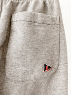 Drake's Grey D Flag Emblem Pocket Detail Cotton Jogger Bottoms