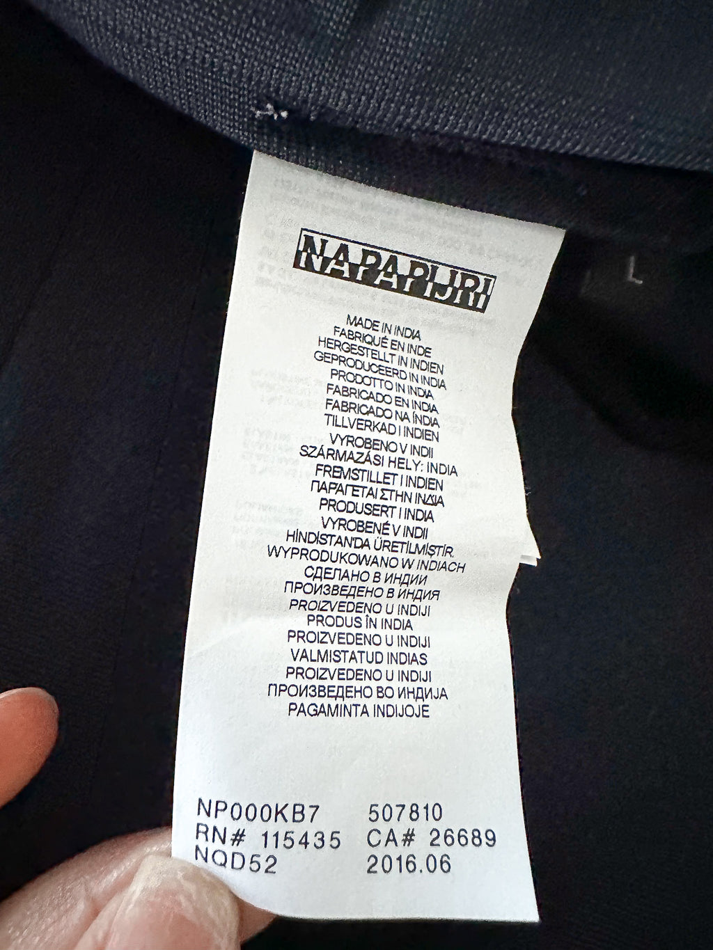 Napapijri ZE-KNIT Womens Navy Blue Jacket