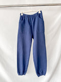 Drake's Navy Cotton Jogging Bottoms