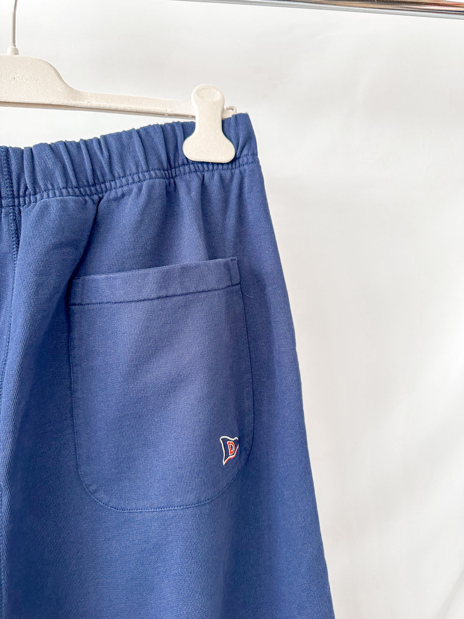 Drake's Navy Cotton Jogging Bottoms