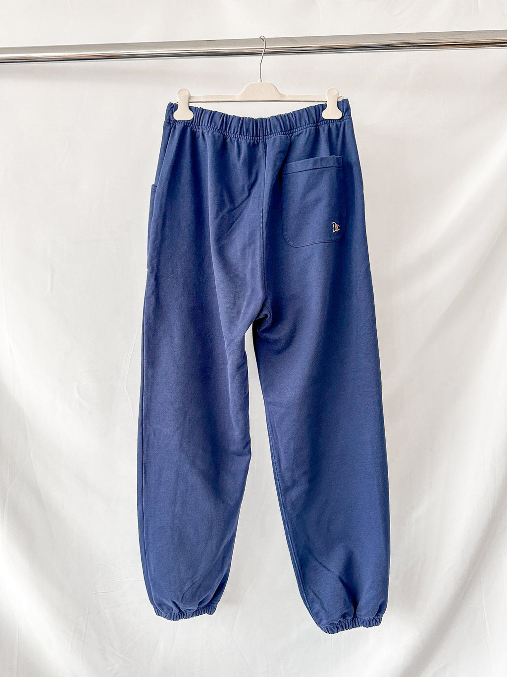 Drake's Navy Cotton Jogging Bottoms