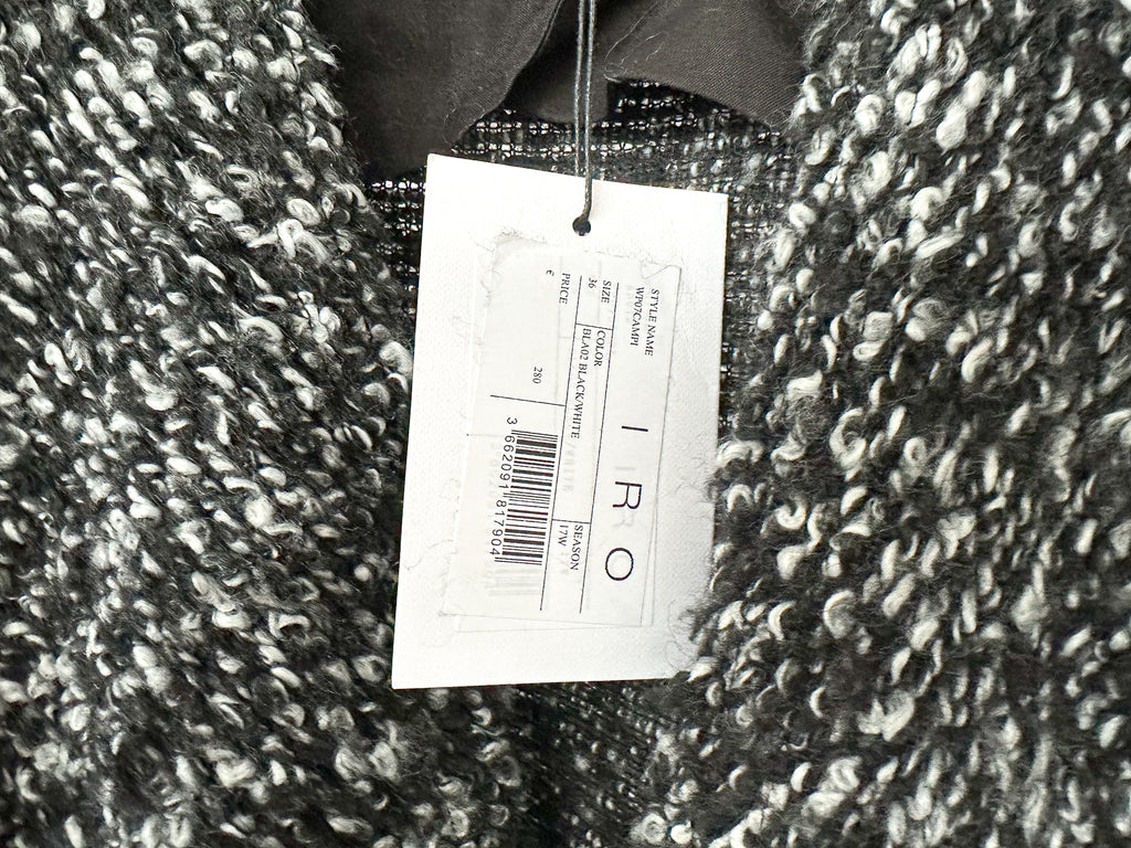 IRO Boucle Campi 垂坠前门襟针织夹克