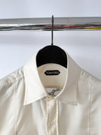 Chemise en soie crème Tom Ford
