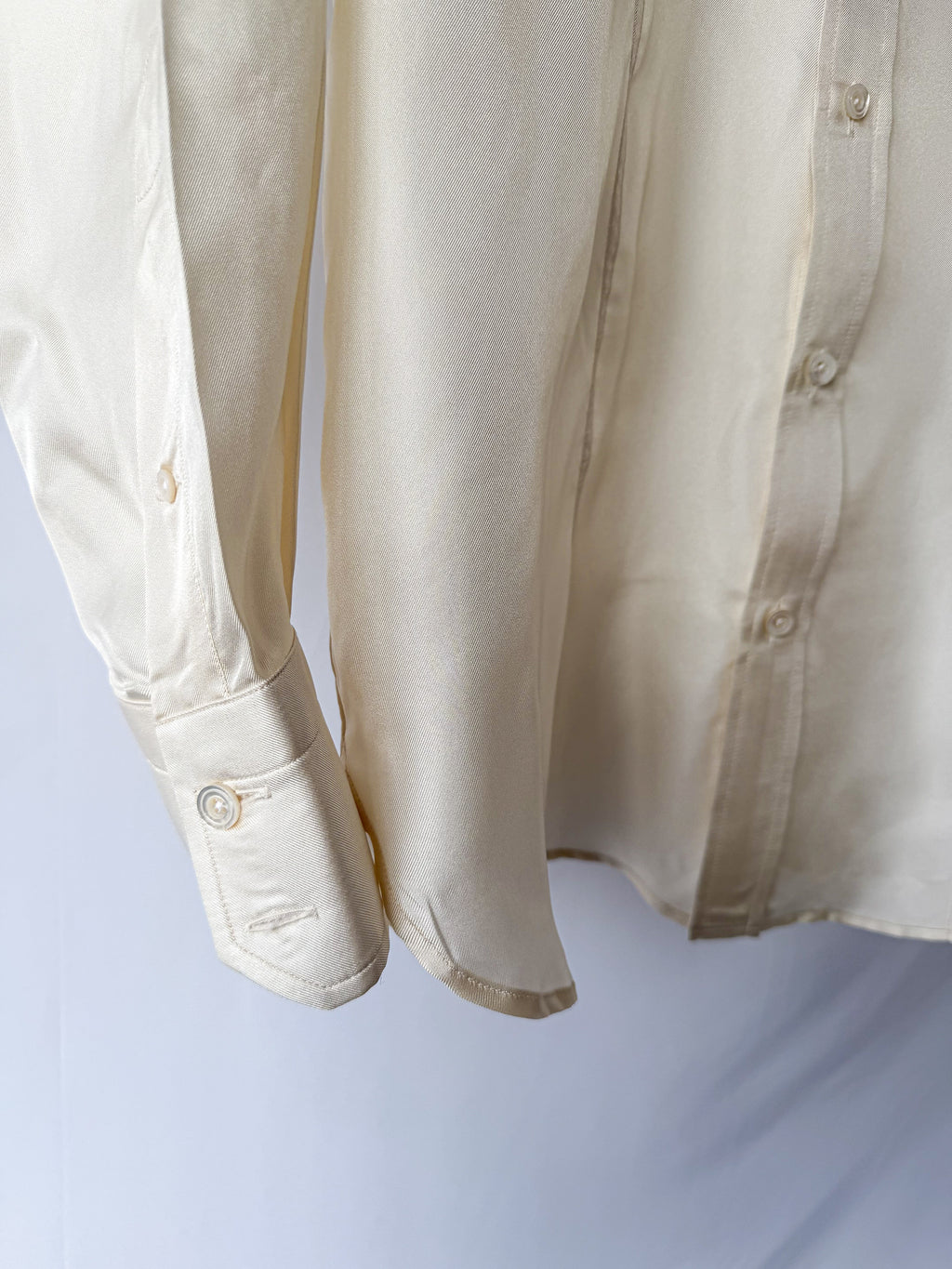 Chemise en soie crème Tom Ford