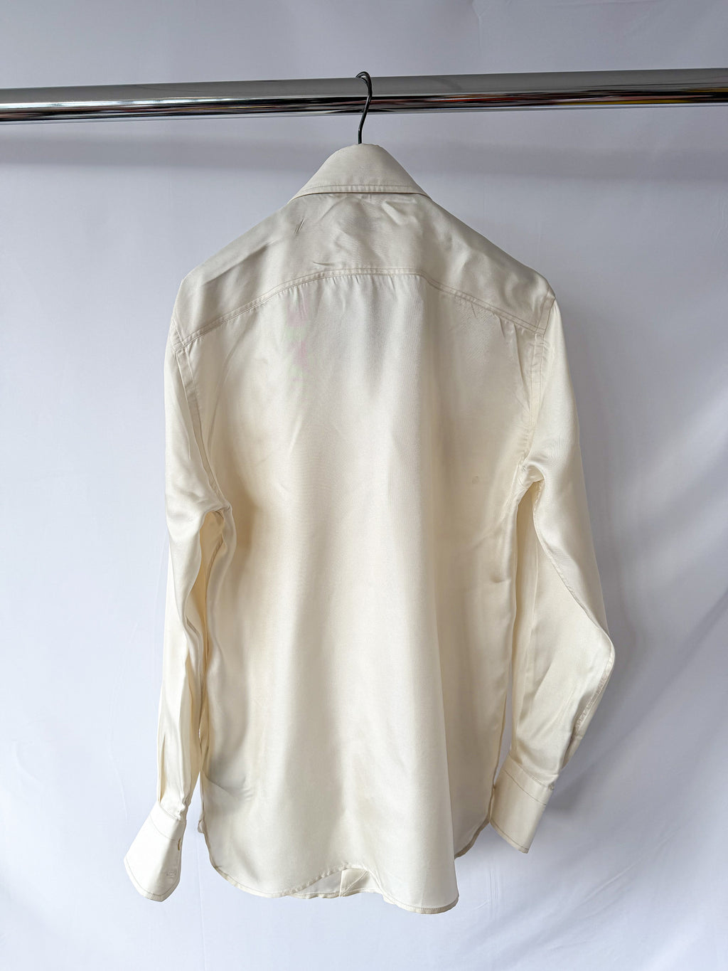 Chemise en soie crème Tom Ford