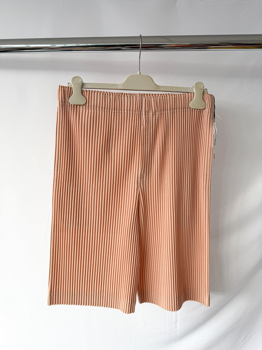 Issey Miyake Pleats Please Peach Shorts