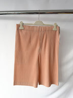 Issey Miyake Pleats Please Peach Shorts