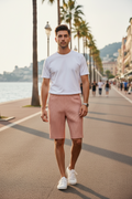 Issey Miyake Pleats Please Peach Shorts
