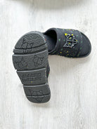 NAKED WOLFE Black Wolfe Embossed Graffiti Army Mesh Sandals Slide - House Of Huntington