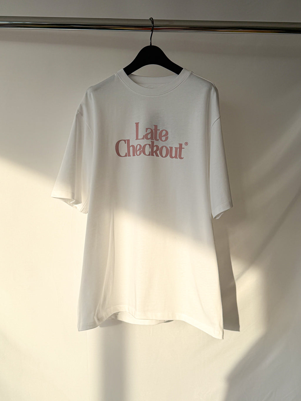 Late Checkout White Tee Shirt