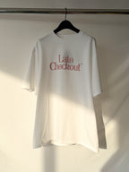 Late Checkout White Tee Shirt