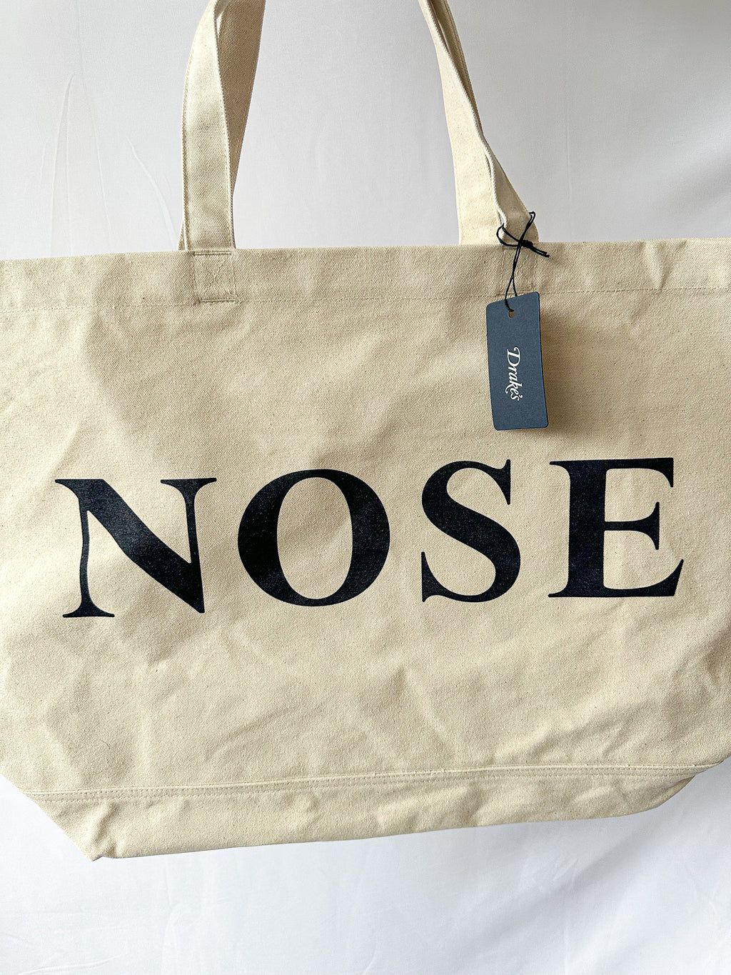 Drake's X St John Ecru Tote Bag