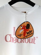 Late Checkout White Tee Shirt