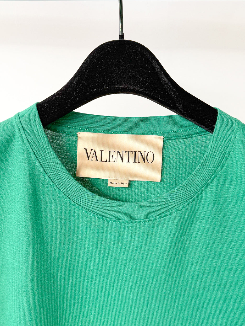 Valentino Green 'Chez Valentino' Print T-shirt