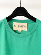 Valentino Green 'Chez Valentino' Print T-shirt