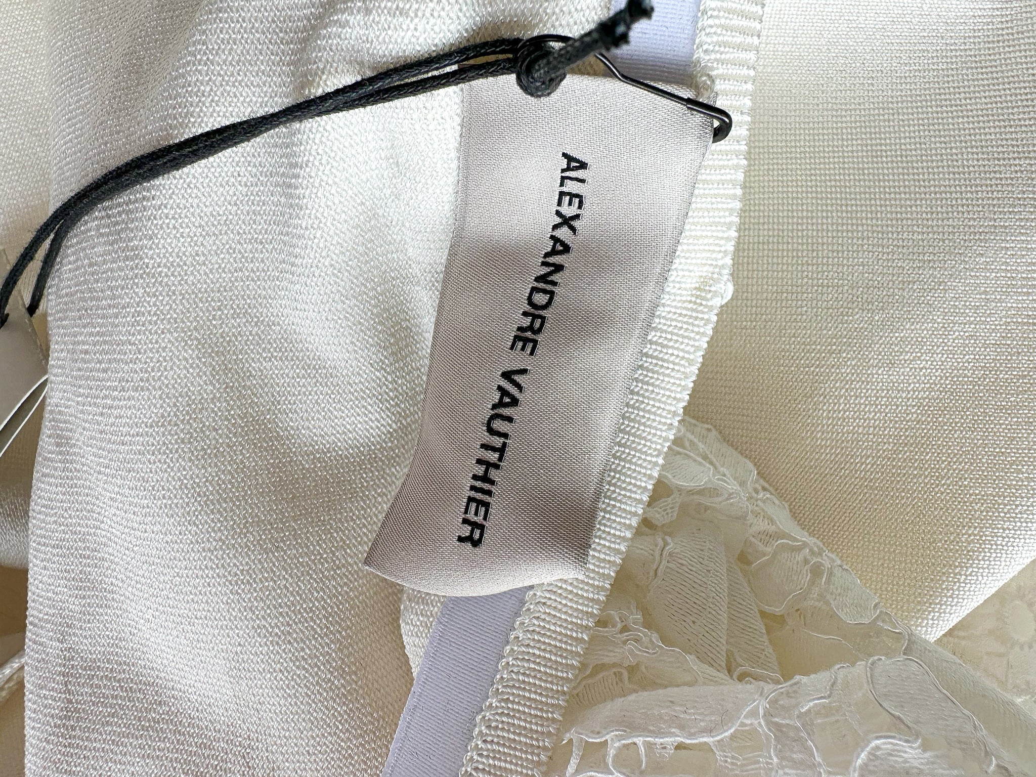 Alexandra Vauthier White Voluminous Ruffle Trim Off Shoulder Mini Dress - House Of Huntington