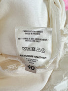 Alexandra Vauthier White Voluminous Ruffle Trim Off Shoulder Mini Dress - House Of Huntington