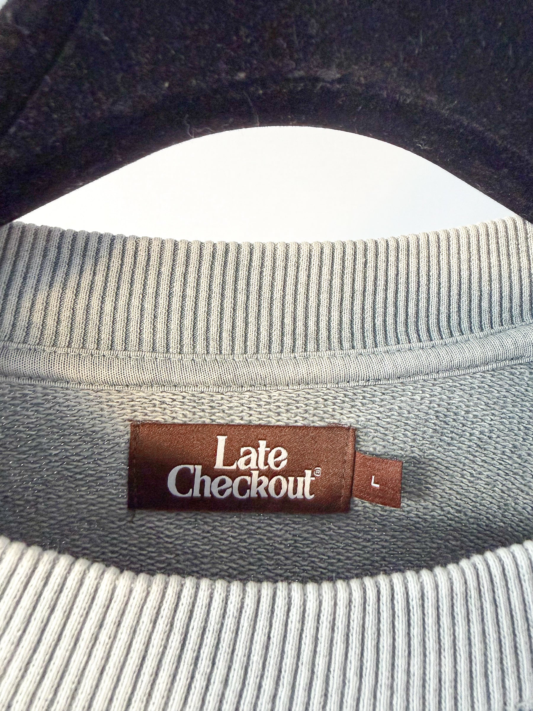 Late Checkout Grey Sweatshirt