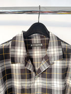 Mastermind World Grey Checked Oversized Shirt Overshirt
