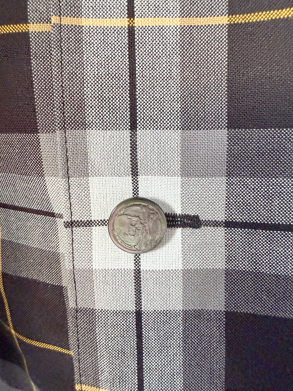Mastermind World Grey Checked Oversized Shirt Overshirt