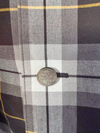 Mastermind World Grey Checked Oversized Shirt Overshirt