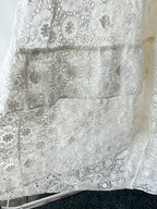 LoveShackFancy Bridal White Romantic Lace Bow Back Wedding Gown - House Of Huntington