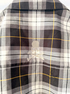 Mastermind World Grey Checked Oversized Shirt Overshirt