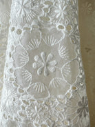 LoveShackFancy Bridal White Romantic Lace Bow Back Wedding Gown - House Of Huntington