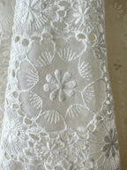 LoveShackFancy Bridal White Romantic Lace Bow Back Wedding Gown - House Of Huntington