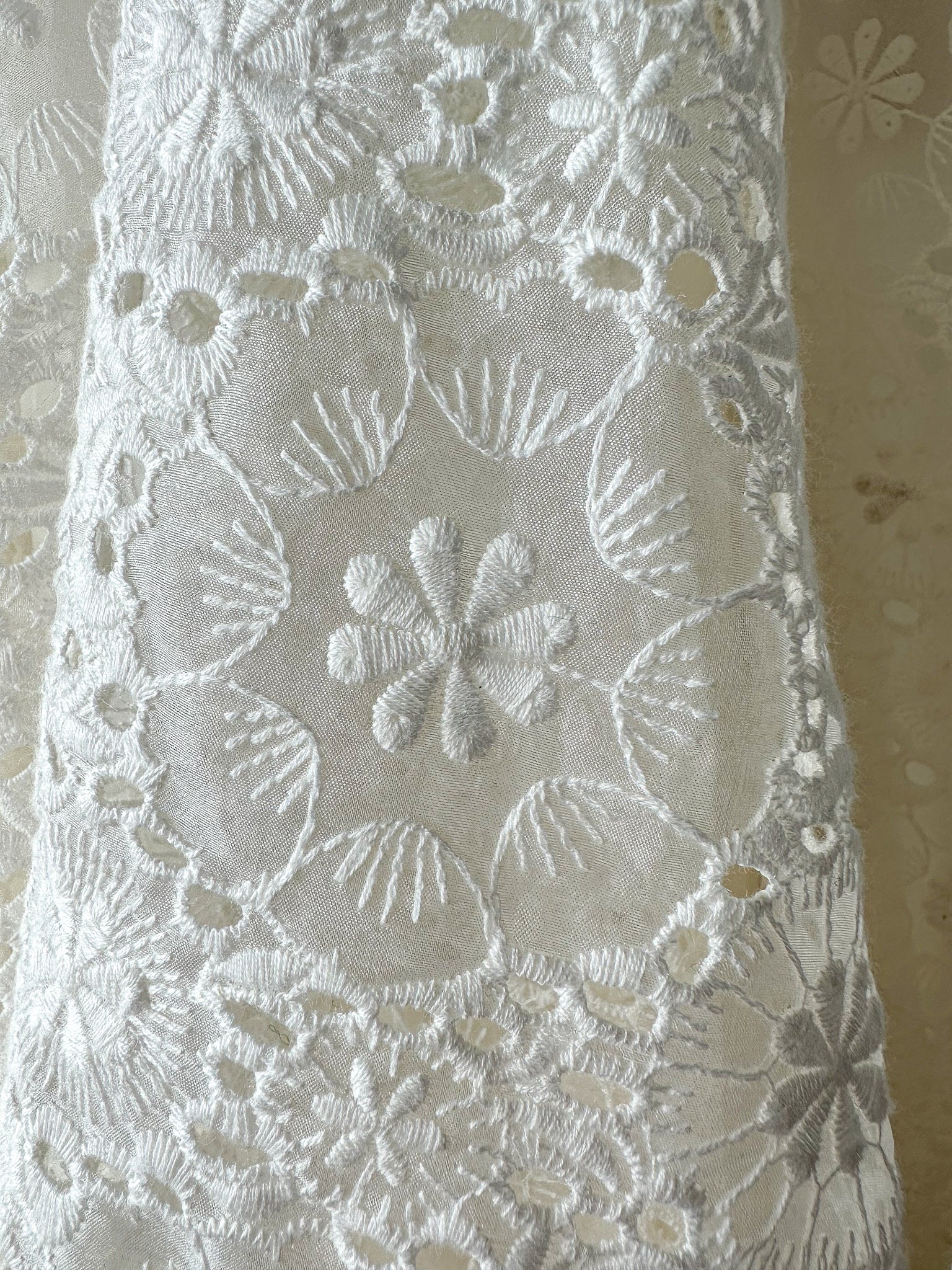 LoveShackFancy Bridal White Romantic Lace Bow Back Wedding Gown - House Of Huntington