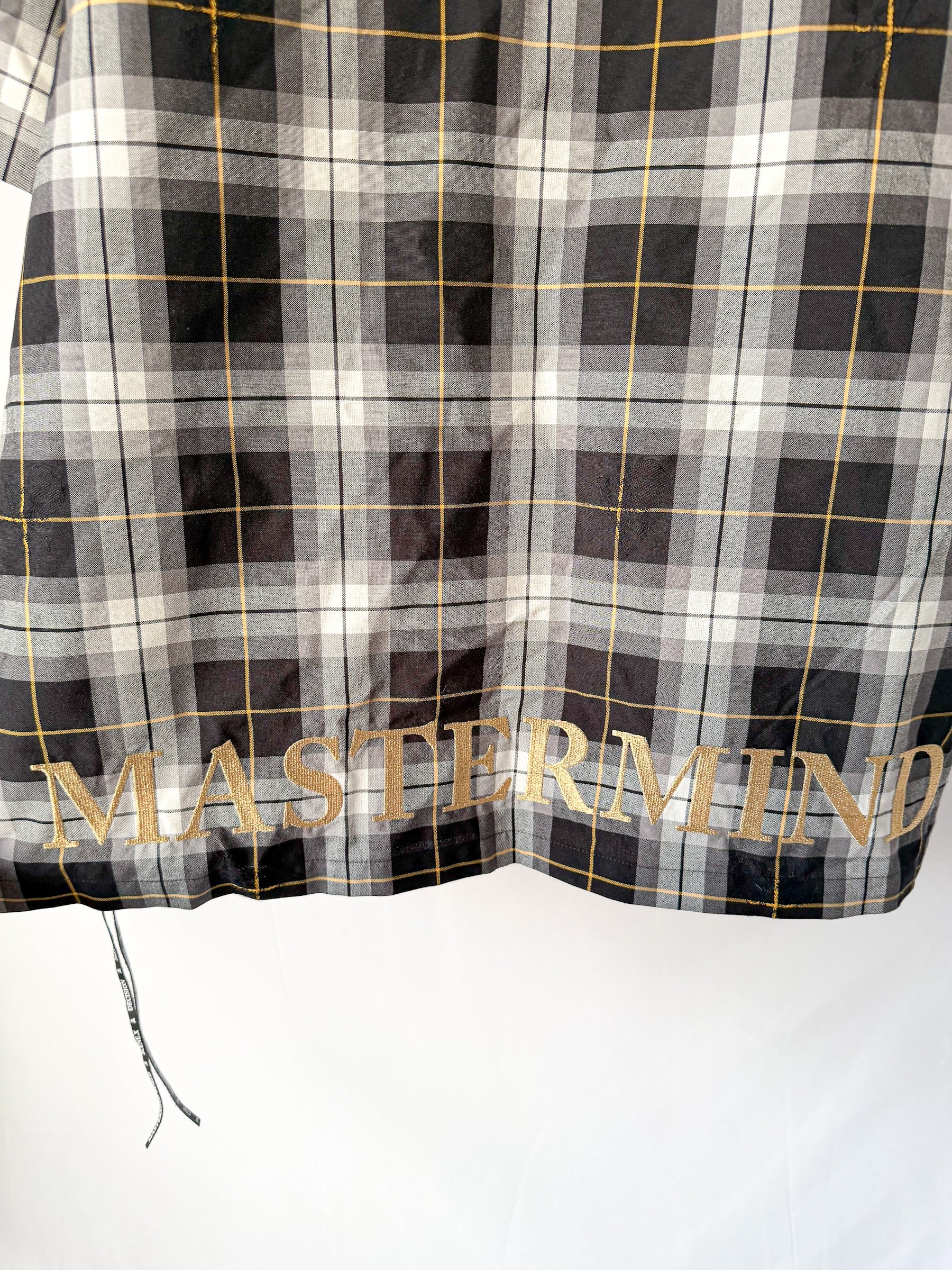 Mastermind World Grey Checked Oversized Shirt Overshirt