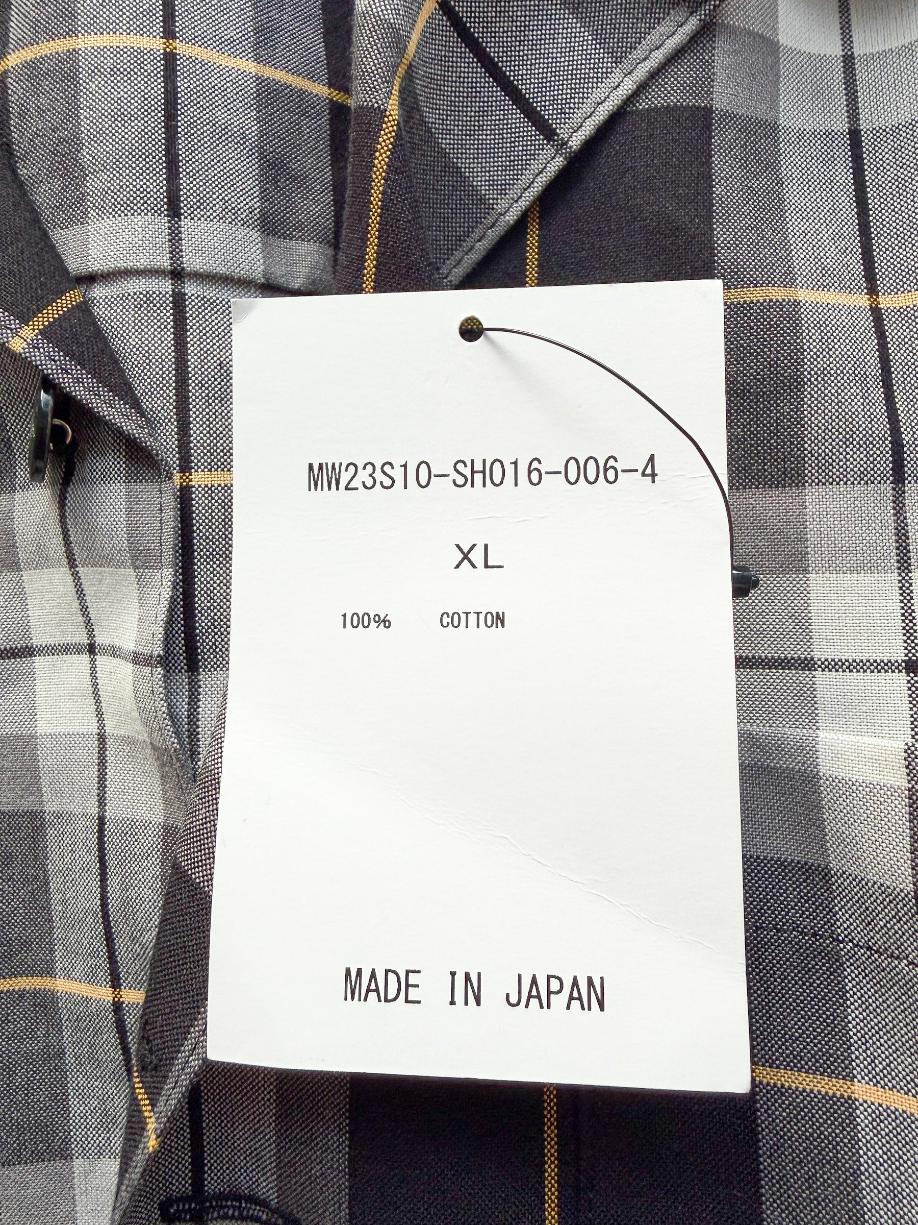 Mastermind World Grey Checked Oversized Shirt Overshirt