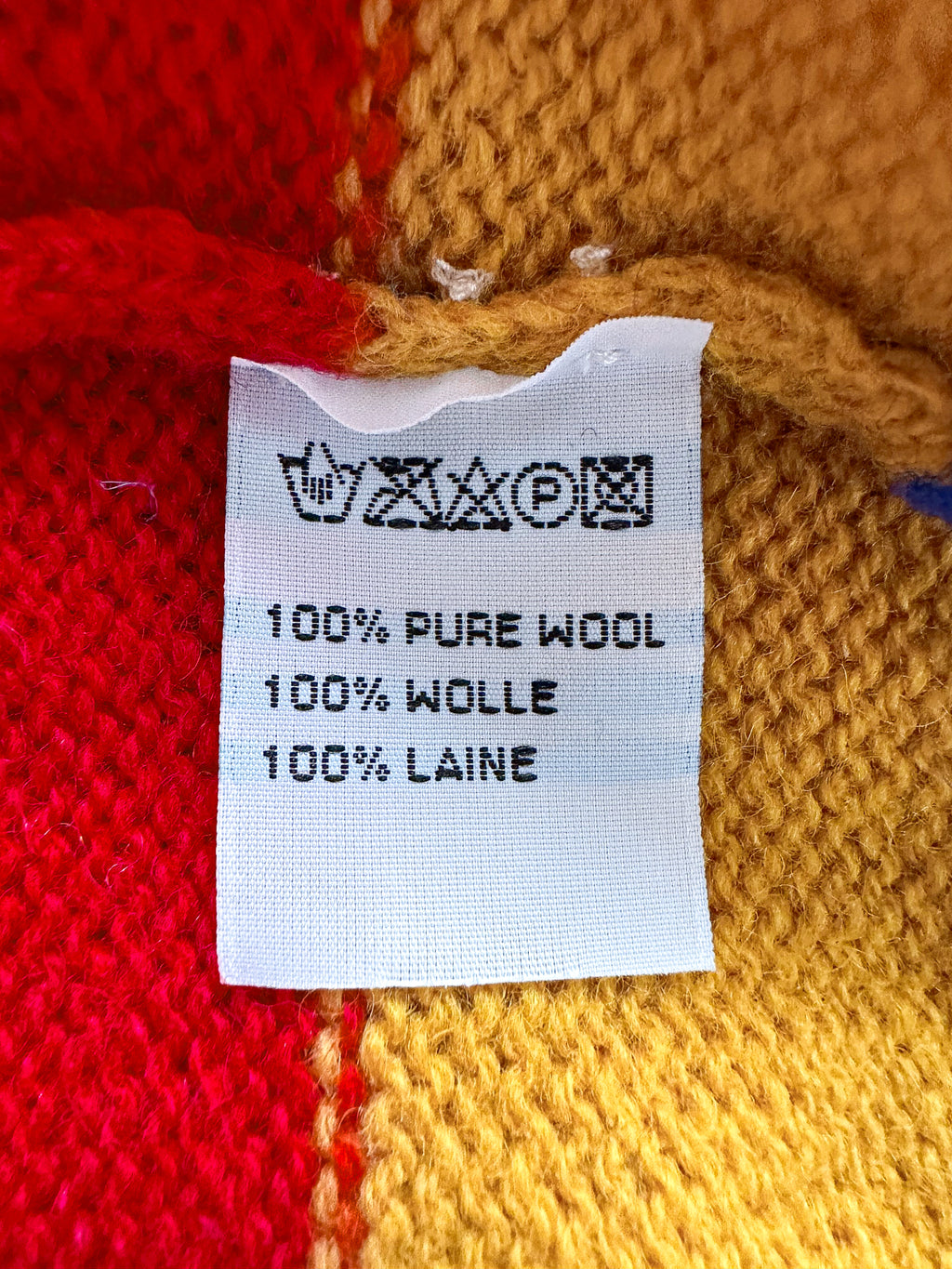 Drake's Shetland Jumper In Multi Coloured Stripe