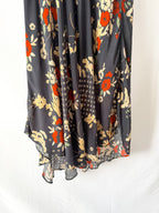 Rixo London Black Trula Floral-Print Maxi Dress
