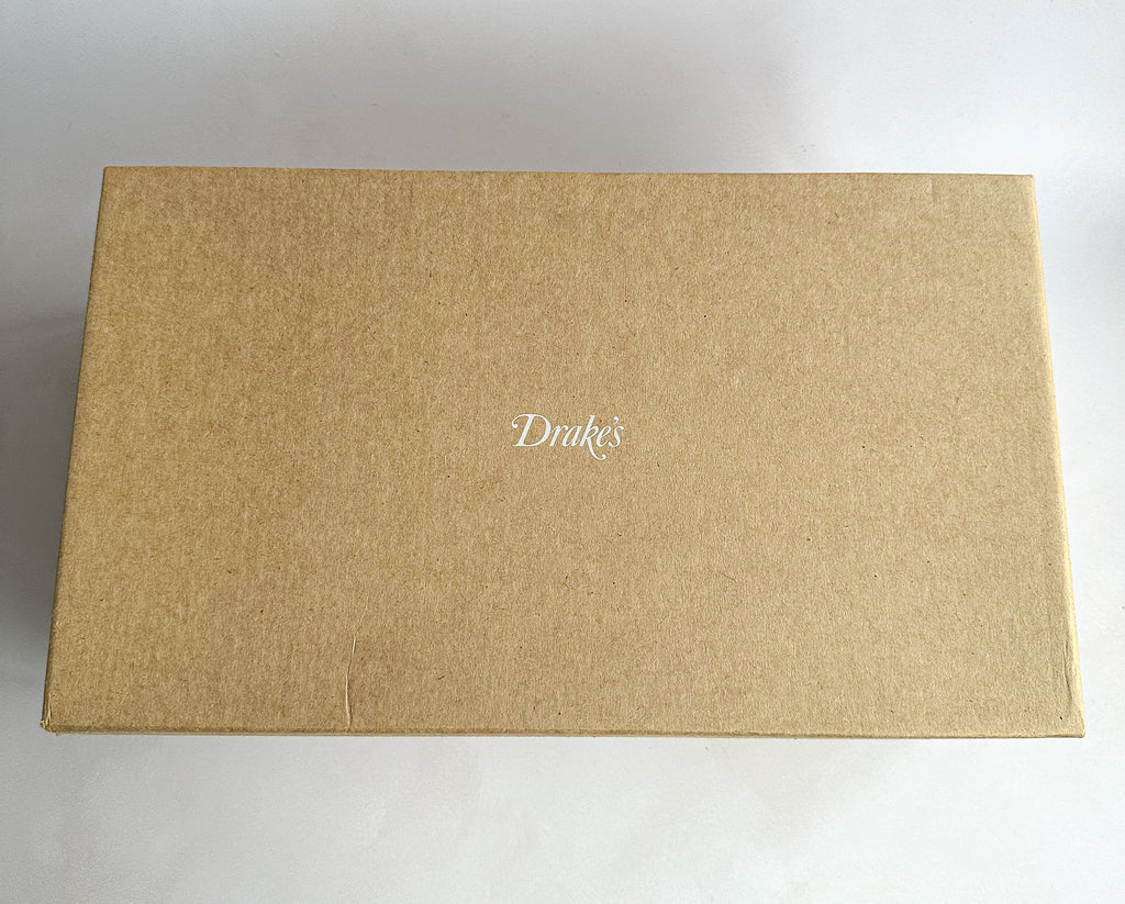 Drake's Clifford Desert Boot Tobacco Roughout Suede with Rubber Sole