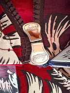 Moncler Astrophy Floral Jacket Burgundy