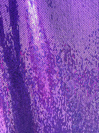 Nadine Merabi Sabrina High Shine Purple Full Sequinned Jumpsuit