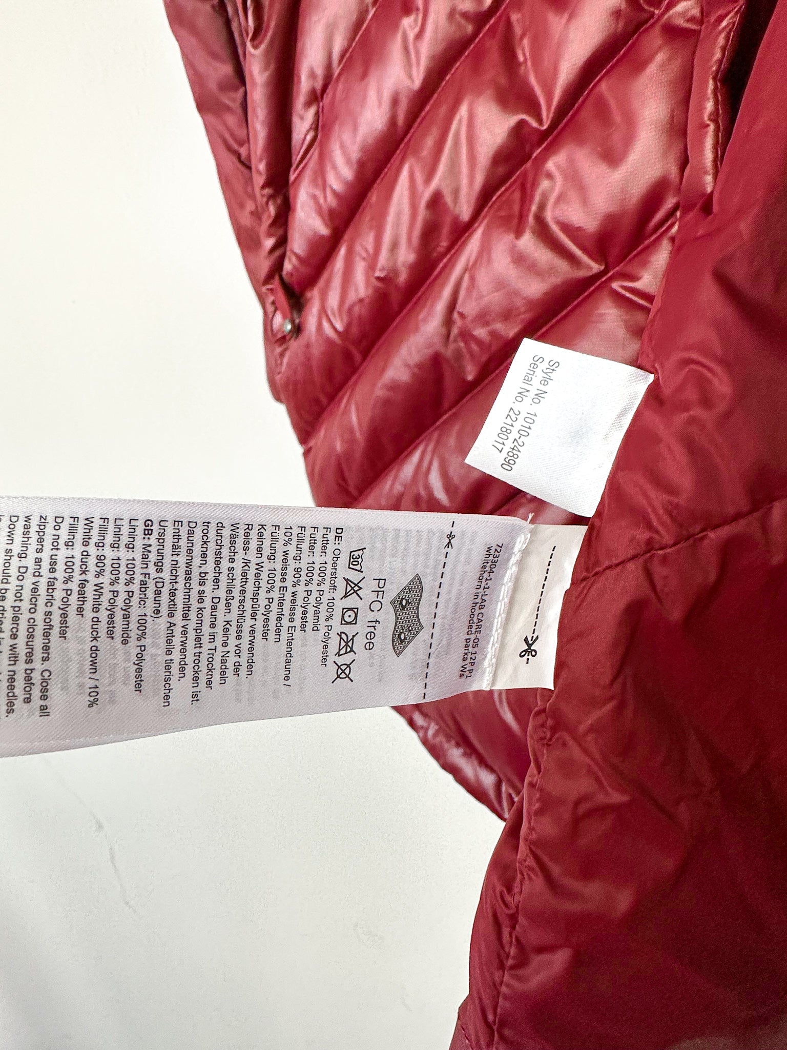 후드가 달린 파카 여성용 마모트 스노우 덕 다운 화이트혼