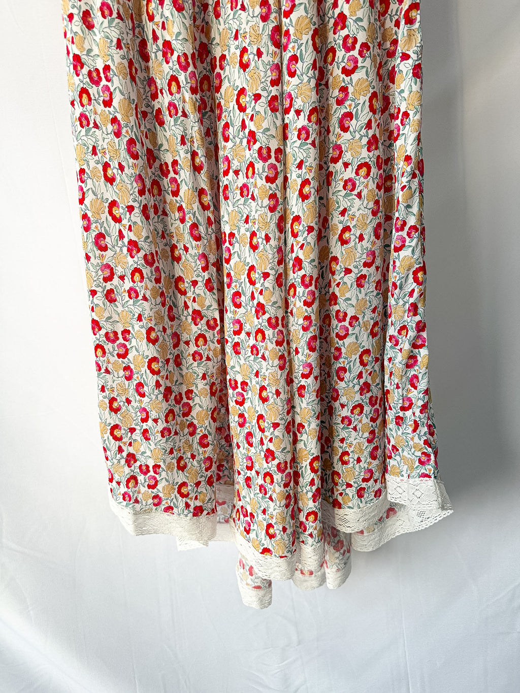 Rixo London Amina Pansy Floral Print Woven Midi Dress