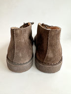 Drake's Crosby Moc-Toe Chukka Boot Brown Suede