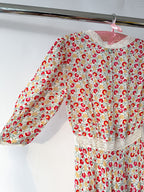 Rixo London Amina Pansy Floral Print Woven Midi Dress